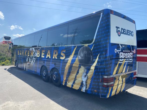 VIP bus 1: Bakken Bears dekoration