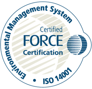 ISO 14001:2015 certificering.